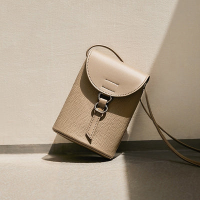 Genuine Leather Mini Crossbody Phone Bag