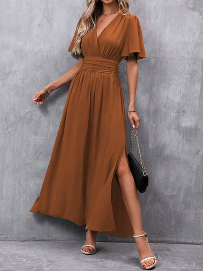 Zeinab | Elegant Slit Maxi Dress