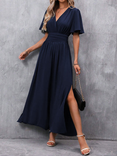 Zeinab | Elegant Slit Maxi Dress