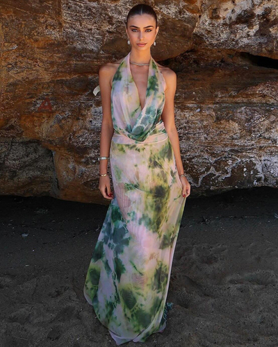 Isley | Drape Maxi Dress