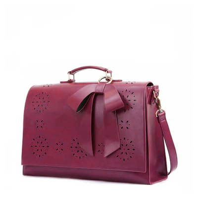 Elegant Bow-Tie Satchel