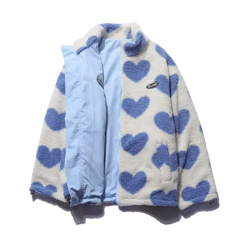 Dianne – Reversible Heart-Print Comfort Jacket