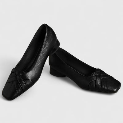 Tracey – Elegant Braided Low Heel Pumps