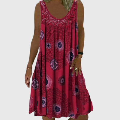 Stephanie - Ladies Sleeveless Comfortable Mini Dress