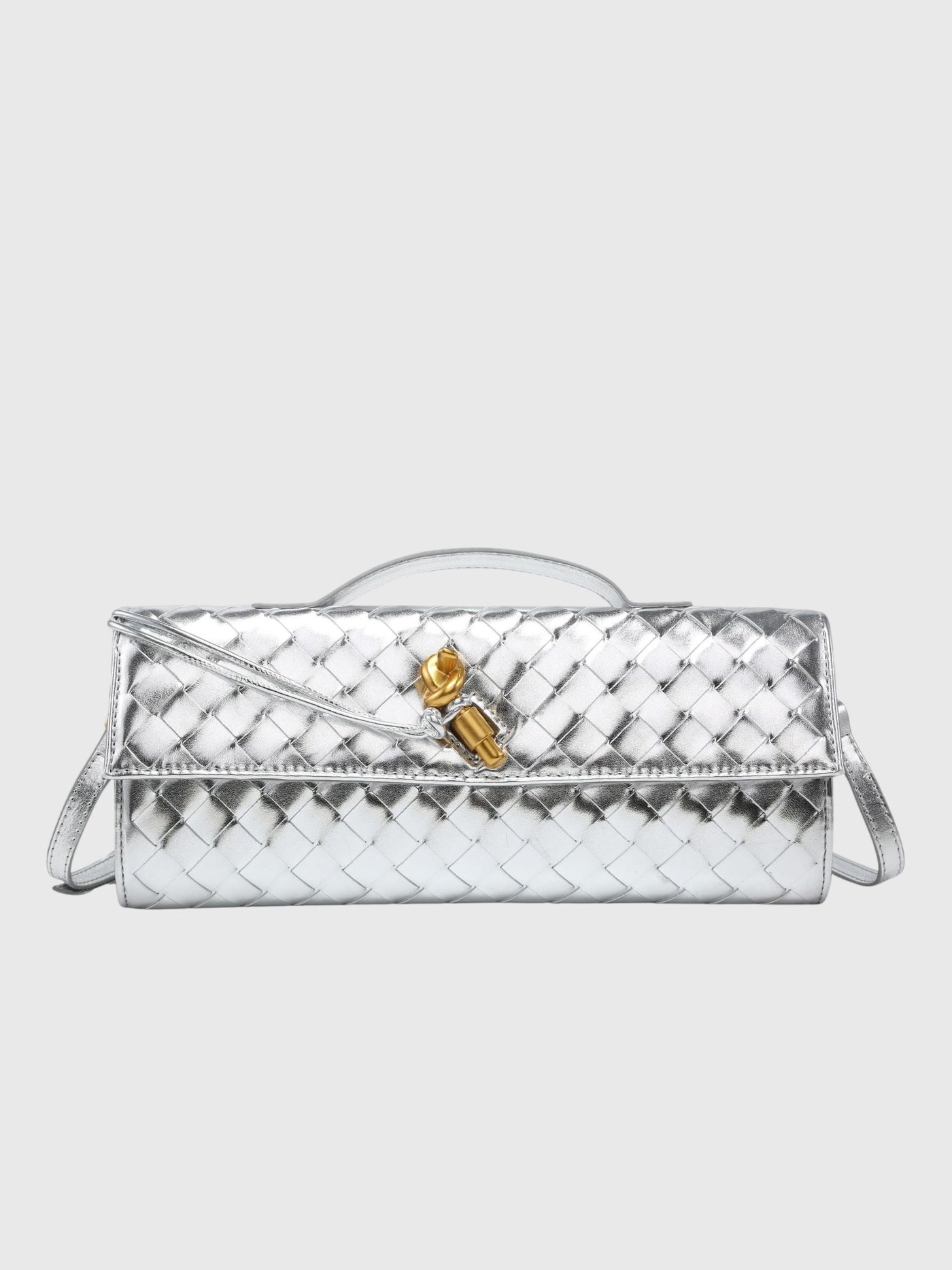 Camila | Luxe Slim Woven Clutch