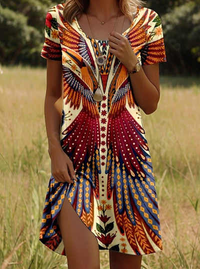 Millie | Trendy Ethnic Printed Summer Dress