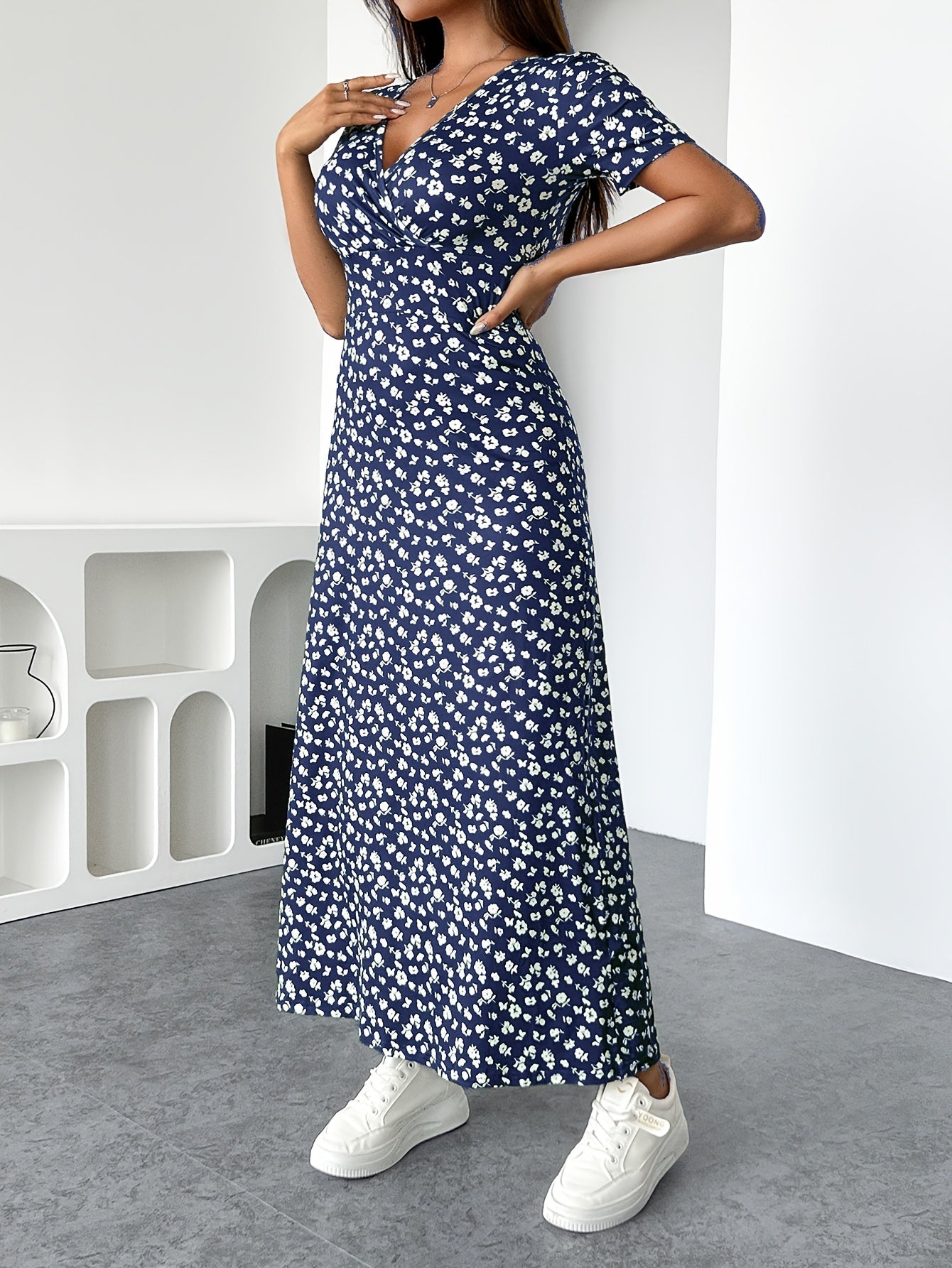 Rose - Elegant Floral Maxi Dress