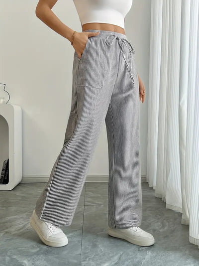 Alina | Elegant Striped Pant