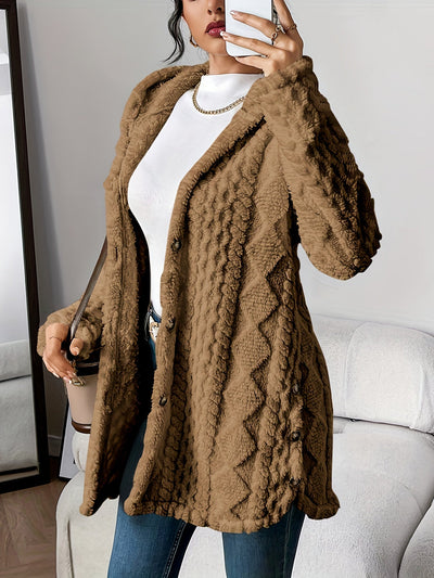 Rachel | Plush Hooded Cardigan