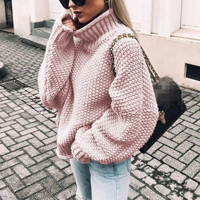 Lydia | Chunky Knit Turtleneck Jumper