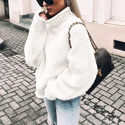 Lydia | Chunky Knit Turtleneck Jumper