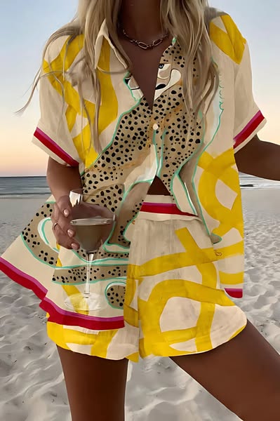 Lauren | Summer Top and Short Set