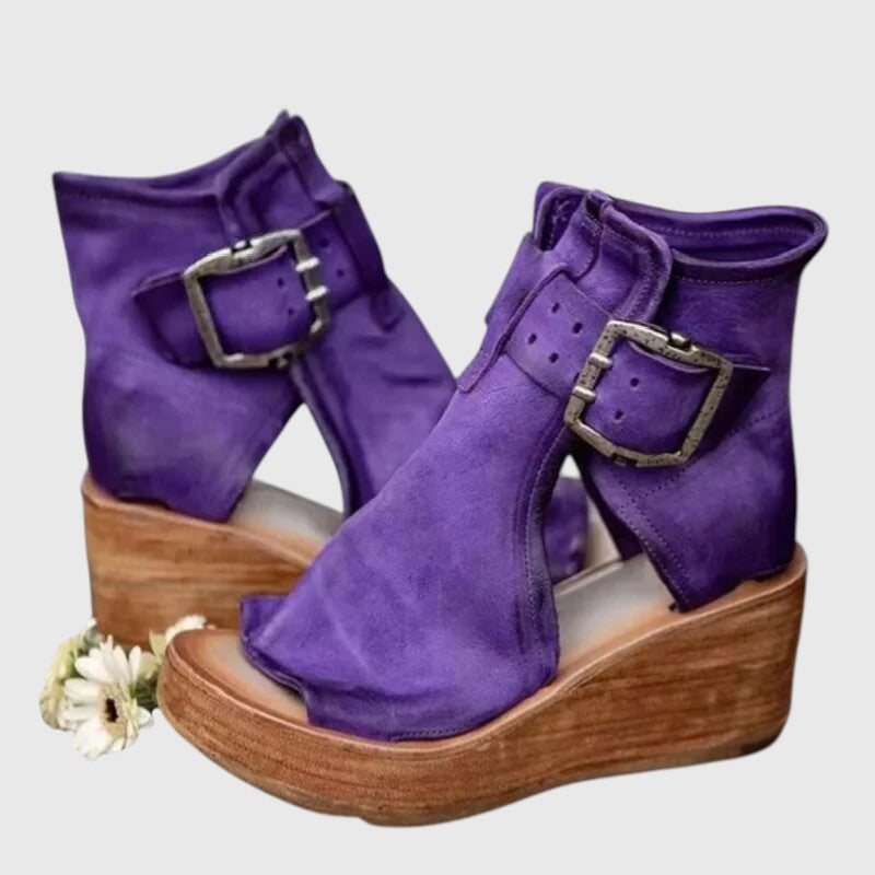Cathy - Ridge Suede Boots