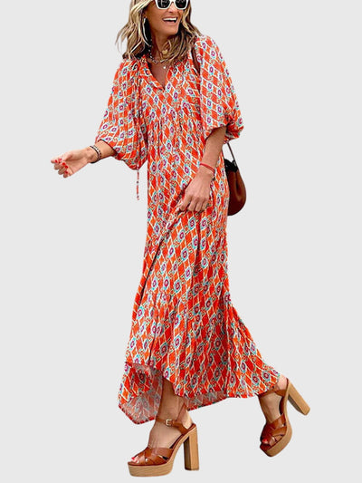 Dawn - Elegant wide maxi dress