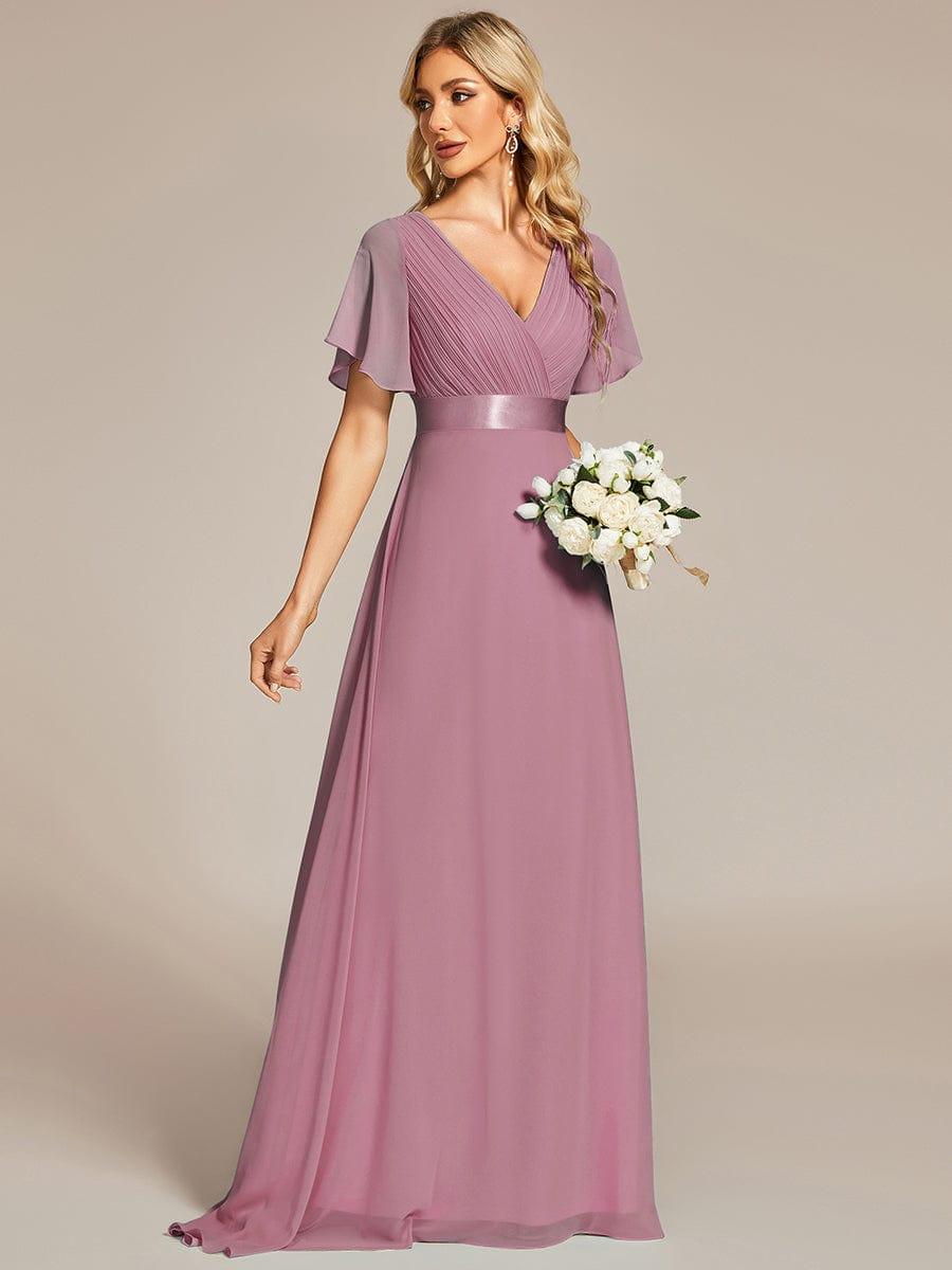 Monique | Long Empire Waist Bridesmaid Dress