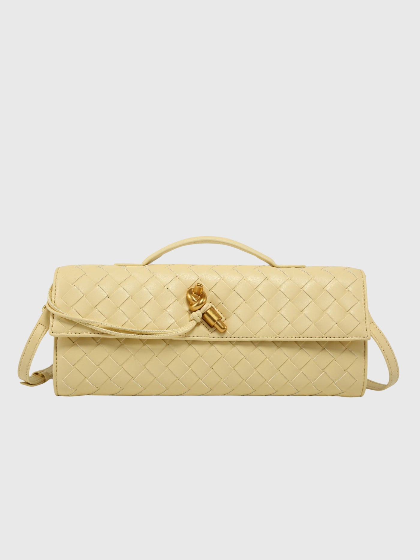 Camila | Luxe Slim Woven Clutch