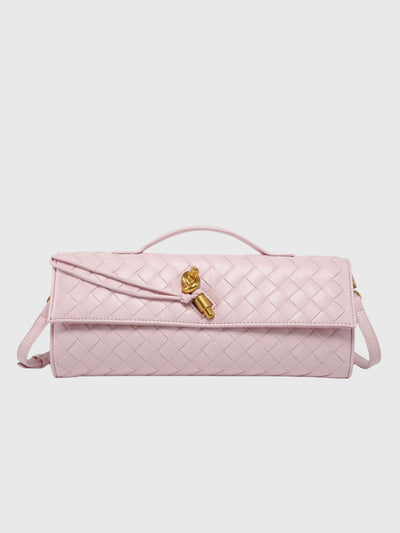 Camila | Luxe Slim Woven Clutch