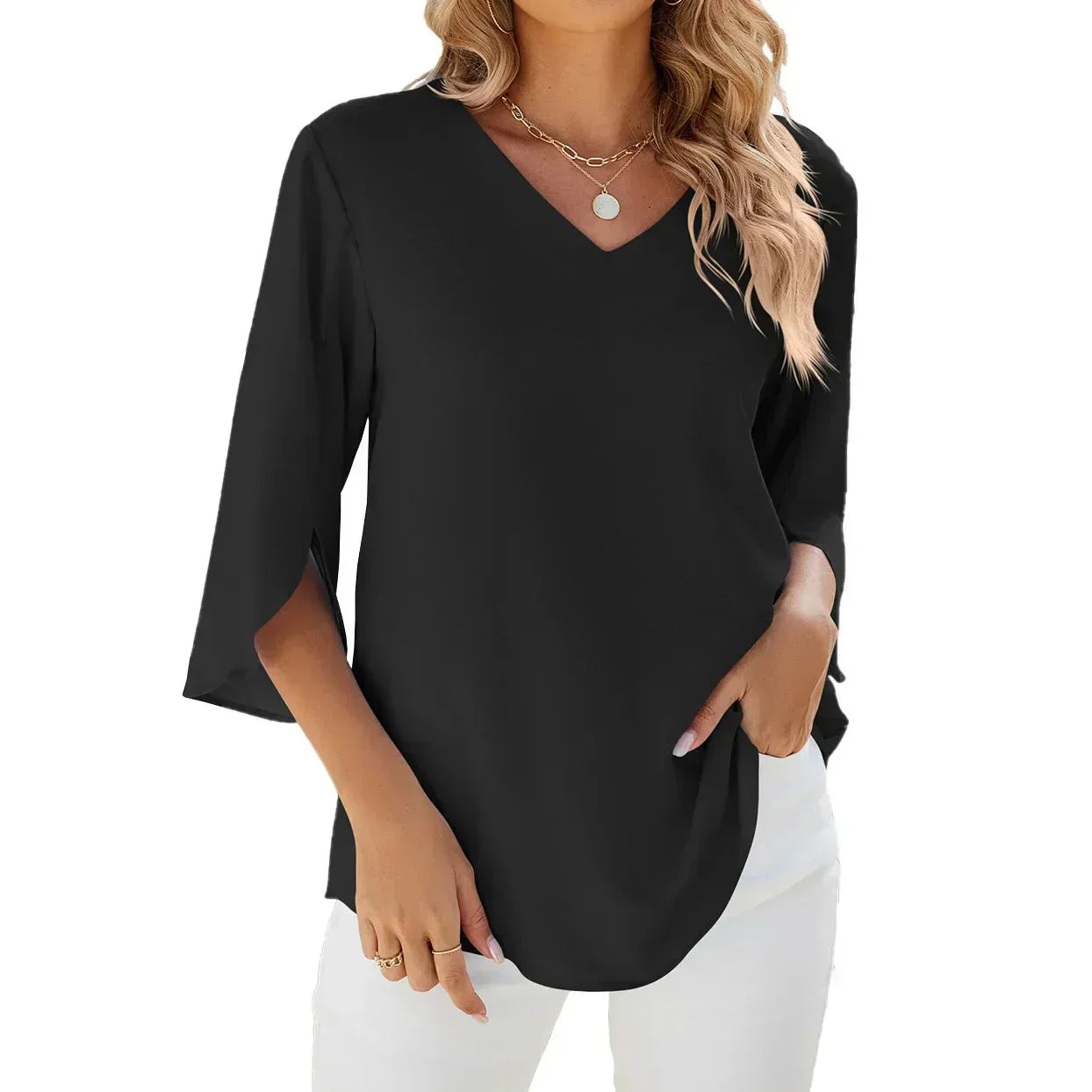 Zara | Timeless V-neck Top