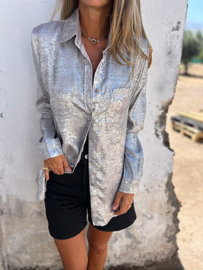 Louella - Chic Shimmer Shirt