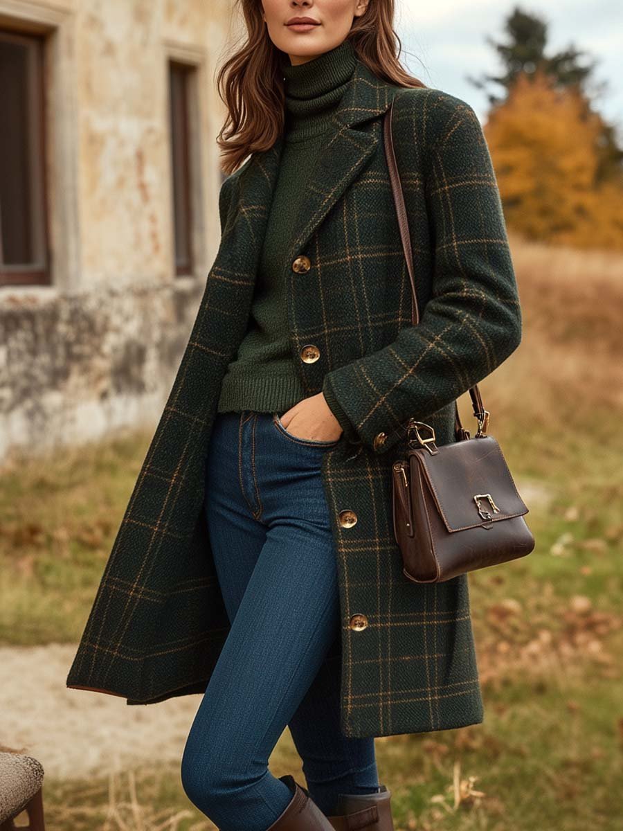 Elen – Classic Check Coat