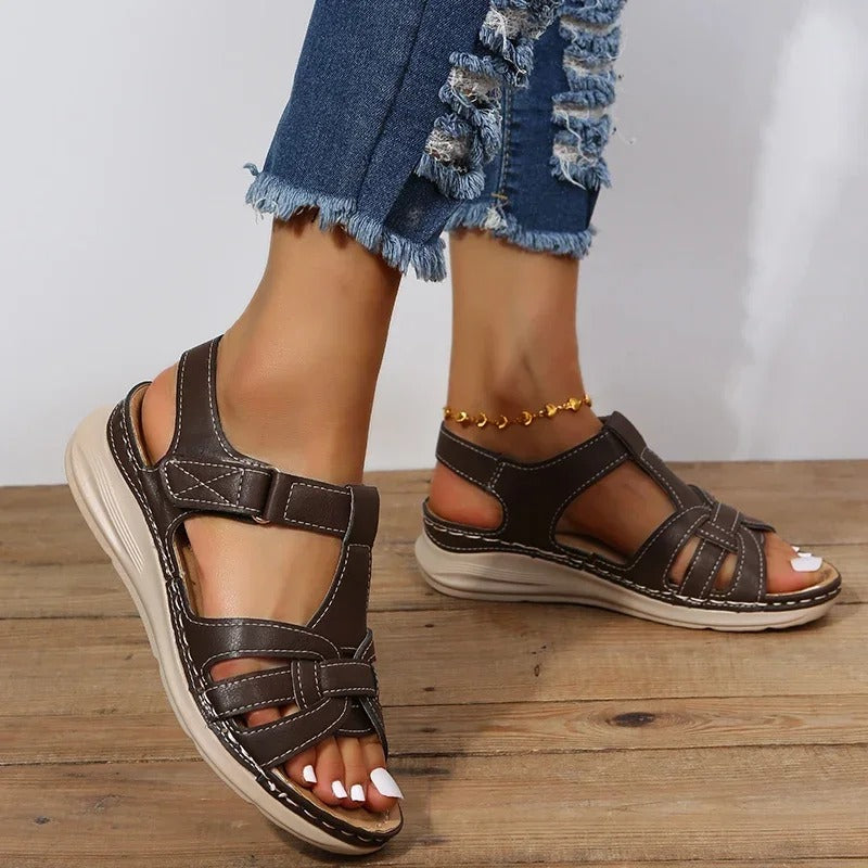 Imogen | Elegant Orthopedic Leather Sandals