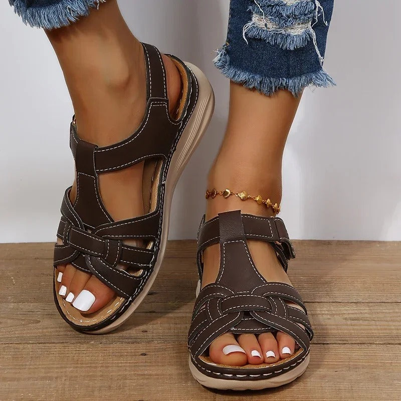 Imogen | Elegant Orthopedic Leather Sandals