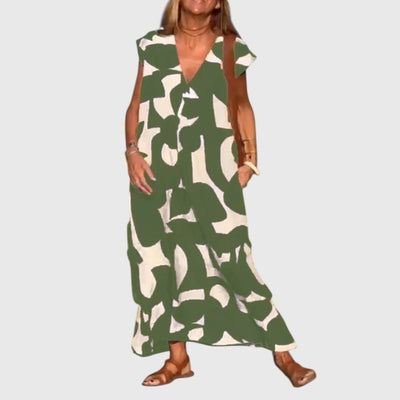 Josie - Loose Printed Maxi Dress