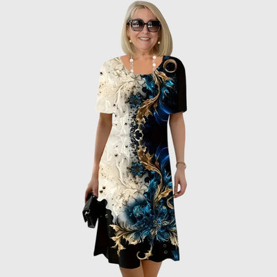 Harriet – Relaxed Floral Midi Dress