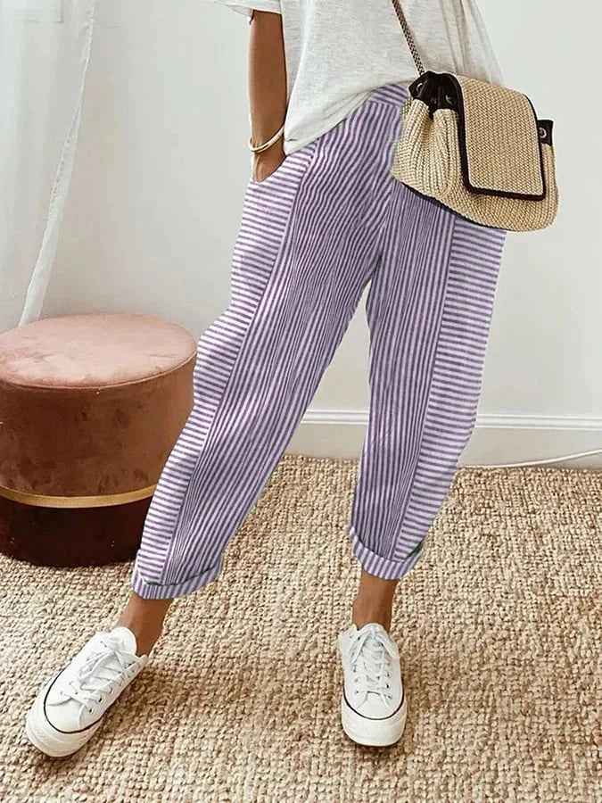 Kinsley | Striped Trousers