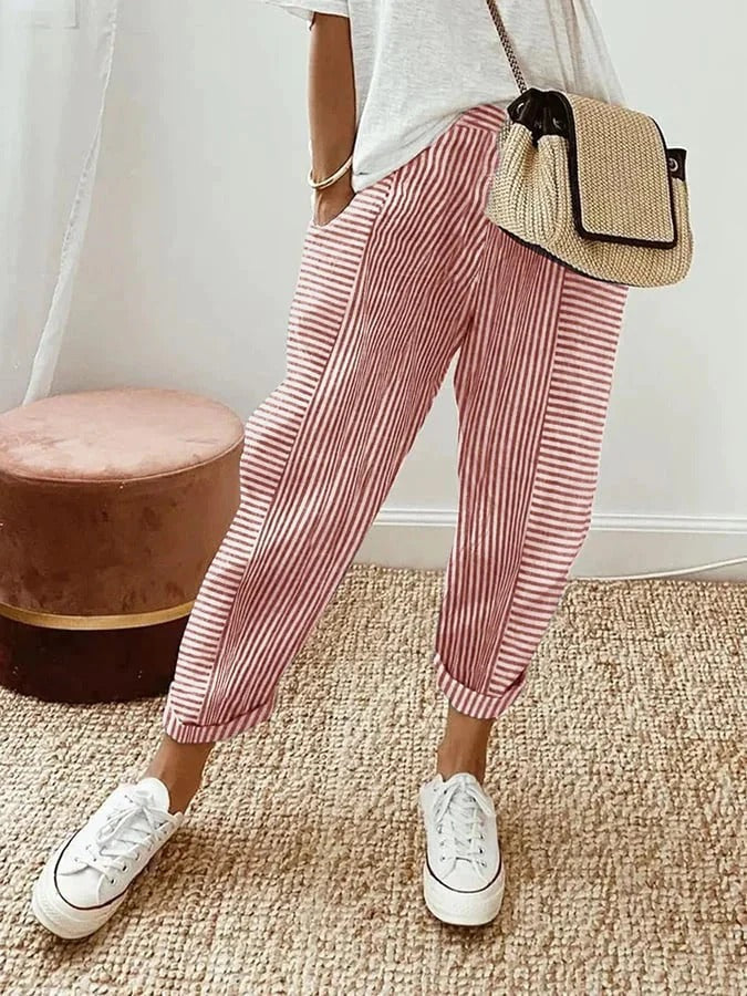 Kinsley | Striped Trousers