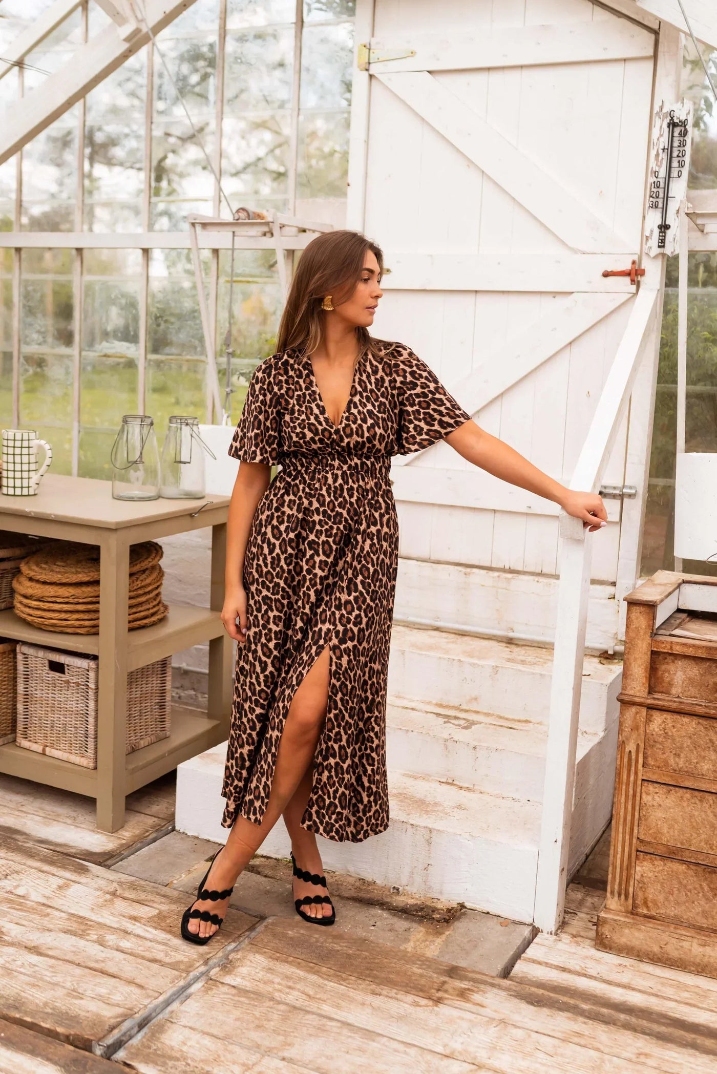 Gaelle | The Leopard Maxi Dress