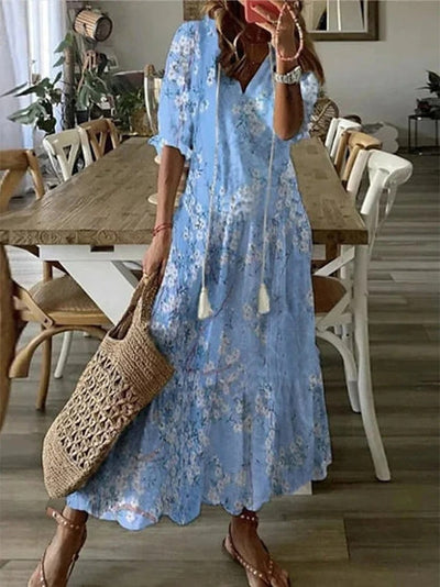 Julie | Boho V-Neck Summer Dress